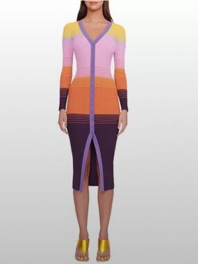 STAUD Shoko Sweater Midi Dress XL